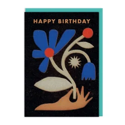 Anisa Makhoul Birthday Cards*Hand With Flowers Birthday Card 🌸 🫴 | Ohh Deer