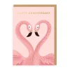 Ohh Deer Anniversary*Happy Anniversary Flamingos Card | Anniversary Card |