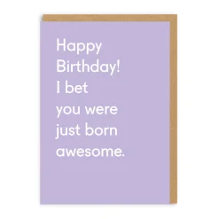 Twin Pines Birthday Cards*Happy Birthday Born Awesome Card | Birthday Card | Ohh Deer