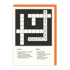 Ohh Deer Birthday Cards*Happy Birthday Crossword Card | Birthday Card |