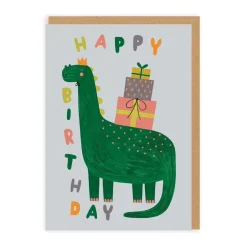 Daria Solak Birthday Cards*Happy Birthday Cute Dinosaur Card | on Ohh Deer
