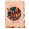 Maus Haus Birthday Cards*Happy Birthday Leaf Greeting Card