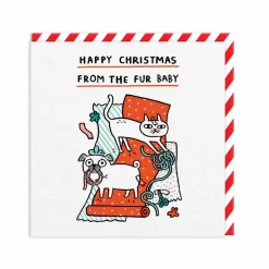 Gemma Correll Christmas Cards*Happy Christmas From The Fur Baby Greeting Card