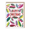 Hartland Brooklyn Christmas Cards*Happy Christmas Holly Christmas Card | Ohh Deer