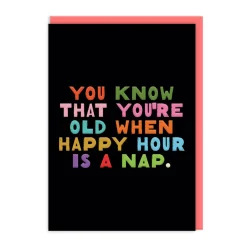 Ohh Deer Birthday Cards*Happy Hour Is A Nap Birthday Card 💤 |