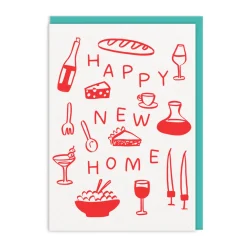 And Here We Are New Home*Happy New Home Doodles Greeting Card