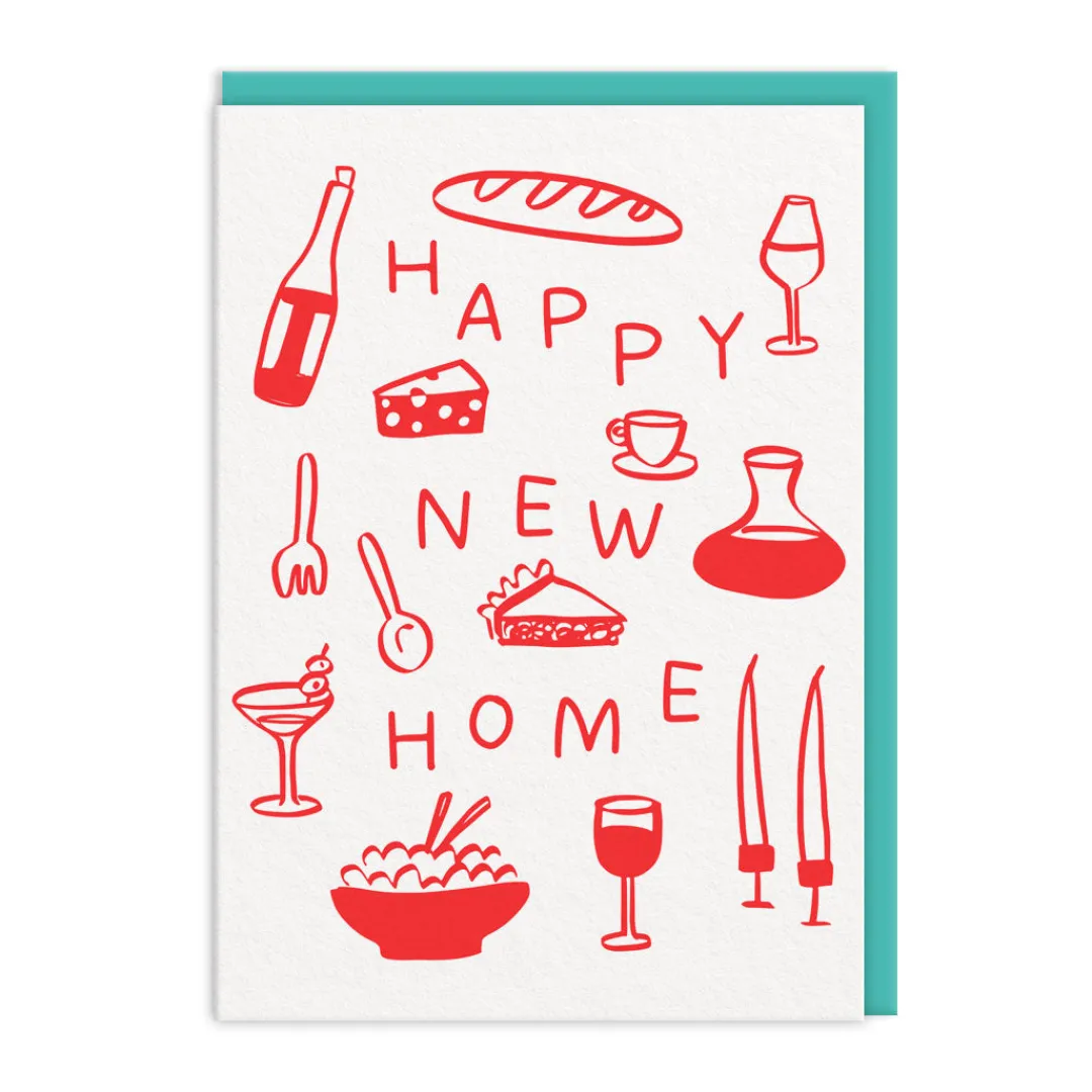 And Here We Are New Home*Happy New Home Doodles Greeting Card
