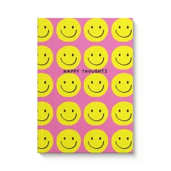 Ashkahn Notebooks Under £10|Stationery Gifts*Happy Thoughts Smileys Notebook 🙂 | Ohh Deer