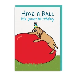 Branddave Birthday Cards*Have A Ball Birthday Card