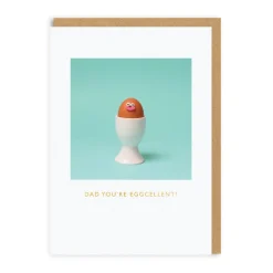 Say Cheese Father's Day Cards*Have An Eggcellent Father's Day! Greeting Card