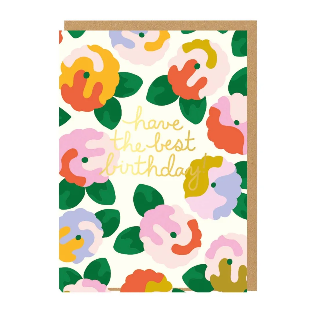 Elizabeth Olwen Birthday Cards*Have the Best Birthday Floral Birthday Card | Ohh Deer