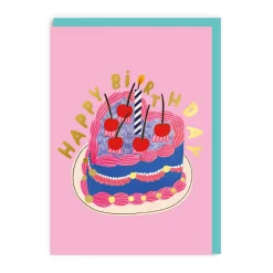 Daria Solak Birthday Cards*Heart Cake Birthday Card - | Ohh Deer