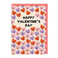 Mélanie Johnsson Valentine's Day Cards*Heart Faces Valentine's Day Card | Ohh Deer
