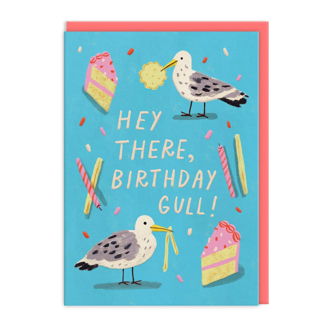 Emily Doliner Birthday Cards*Hey There Birthday Gull Birthday Card 🪶 | Ohh Deer