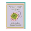 Party Mountain Paper Co. Congratulations|New Arrival*High Stakes Tamagotchi New Baby Card | Ohh Deer