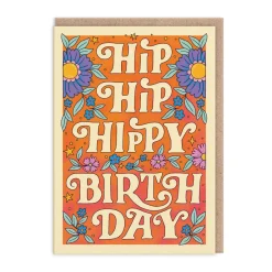 Frieda Ruh Birthday Cards*Hip Hip Hippy Birthday Card