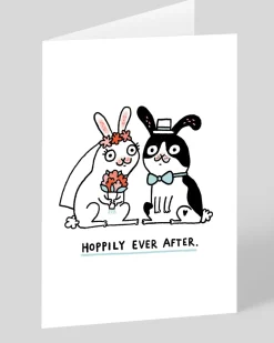 Gemma Correll Engagement|Wedding*Hoppily Ever After Wedding Card | Ohh Deer