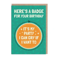 AbiGoLucky Birthday Cards*I Can Cry If I Want To Birthday Card | Ohh Deer