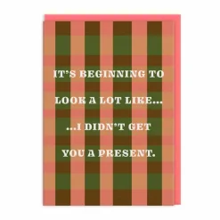 Ohh Deer Christmas Cards*I Didn't Get You A Present Christmas Card |