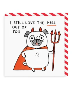 Gemma Correll Anniversary|Valentine's Day Cards*I Still Love The Hell Out Of You Square Greeting Card | Ohh Deer