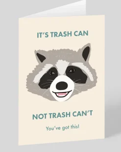 Party Mountain Paper Co. Congratulations|New Job*It's Trash Can Good Luck Card | Ohh Deer