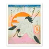 Ohh Deer Prints*Japanese Cranes Riso Print (12x10)