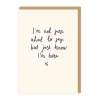 Ohh Deer Thinking Of You|Sympathy*Just Know I'm Here Greeting Card |