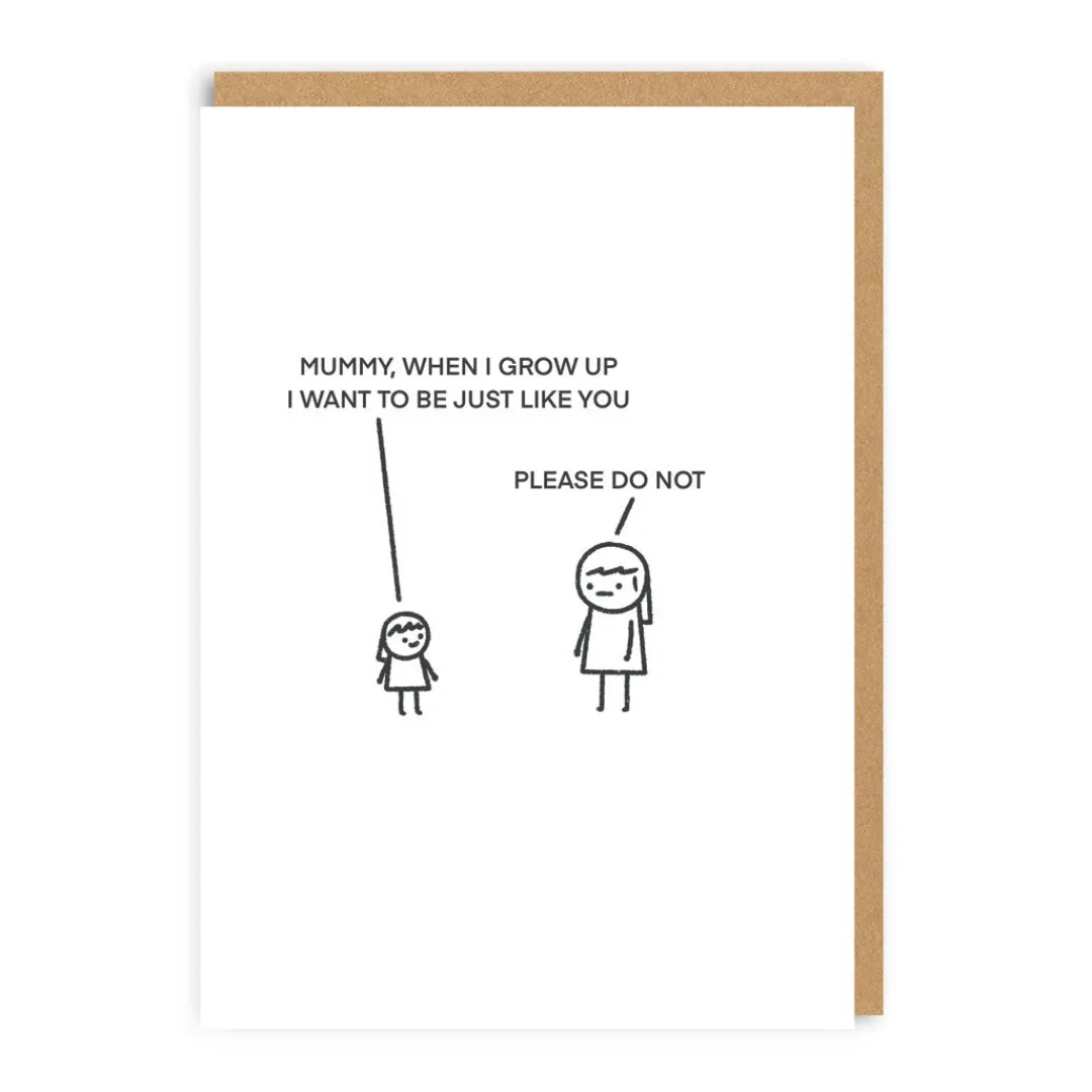 Goose Fight Mother's Day Cards*Just Like You Mum Greeting Card