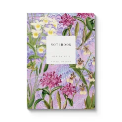 Kaleido Premium Notebooks|Stationery Gifts*Marble Orchids A5 Paperback Notebook