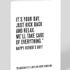 Huckleberry Letterpress Co. Father's Day|Father's Day Cards*Kick Back and Relax Father's Day Card | Ohh Deer