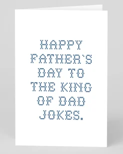 Huckleberry Letterpress Co. Father's Day|Father's Day Cards*King of Dad Jokes Father's Day Card | Ohh Deer