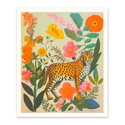 Ohh Deer Prints*Leopard Collage Riso Print (12x10)