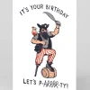 Huckleberry Letterpress Co. Birthday|Birthday Cards*Let's P-arrrr-ty Pirate Birthday Card | Ohh Deer