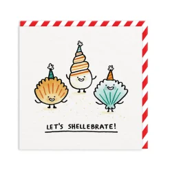 Gemma Correll Birthday Cards*Lets Shellebrate Greeting Card