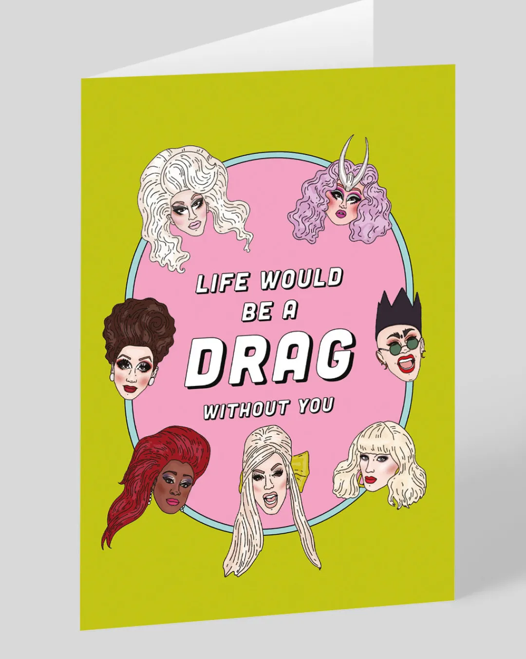 Party Mountain Paper Co. Valentine's Day|Anniversary*Life Would Be A Drag Greeting Card | Ohh Deer