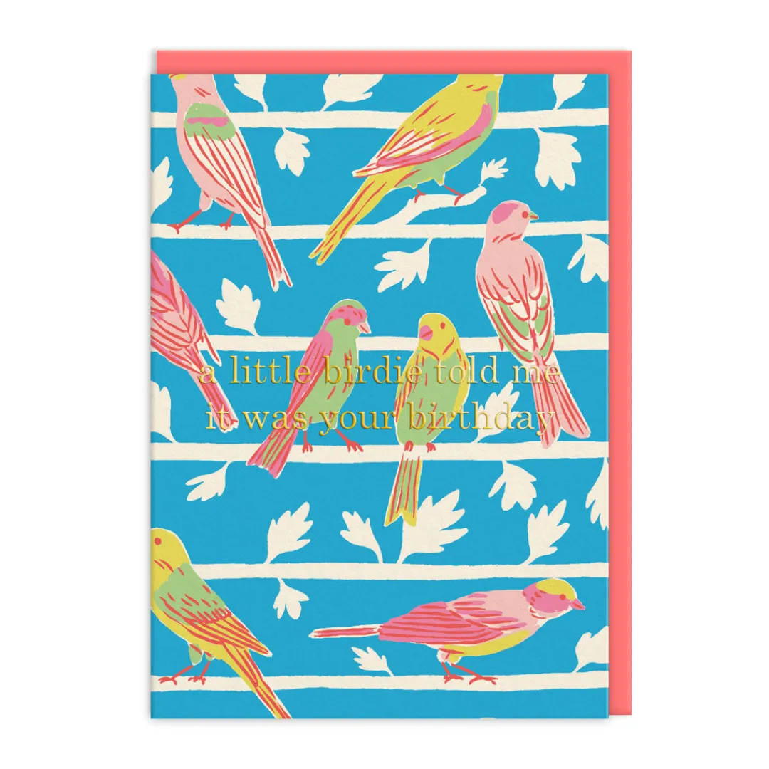 Emily Taylor Birthday Cards*Little Birdie Happy Birthday Card - | Ohh Deer