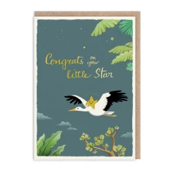 Joo Joo Paper New Arrival*Little Star Congrats Greeting Card