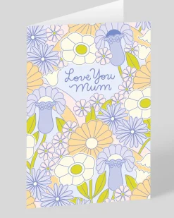 Elizabeth Olwen Mother's Day|Birthday*Love You Mum Floral Greeting Card | Ohh Deer