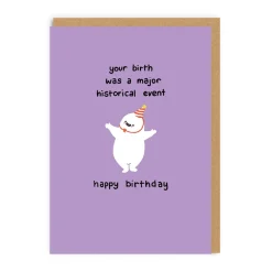 makingshit Birthday Cards*Major Historical Event Birthday Card - Making Shit | Ohh Deer