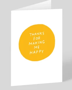 Ashkahn Thank You*Making Me Happy Thank You Card | Ohh Deer