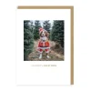 Say Cheese Christmas Cards*Maple Santa Christmas Card