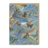 Kaleido Birthday Cards*Marble Butterfly Blue Birthday Card