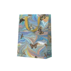 Kaleido Gift Bags*Marble Butterfly Blue Small Gift Bag