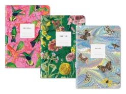Kaleido Premium Notebooks|Stationery Gifts*Marble Kingdom | 3 Pack of A5 Notebooks