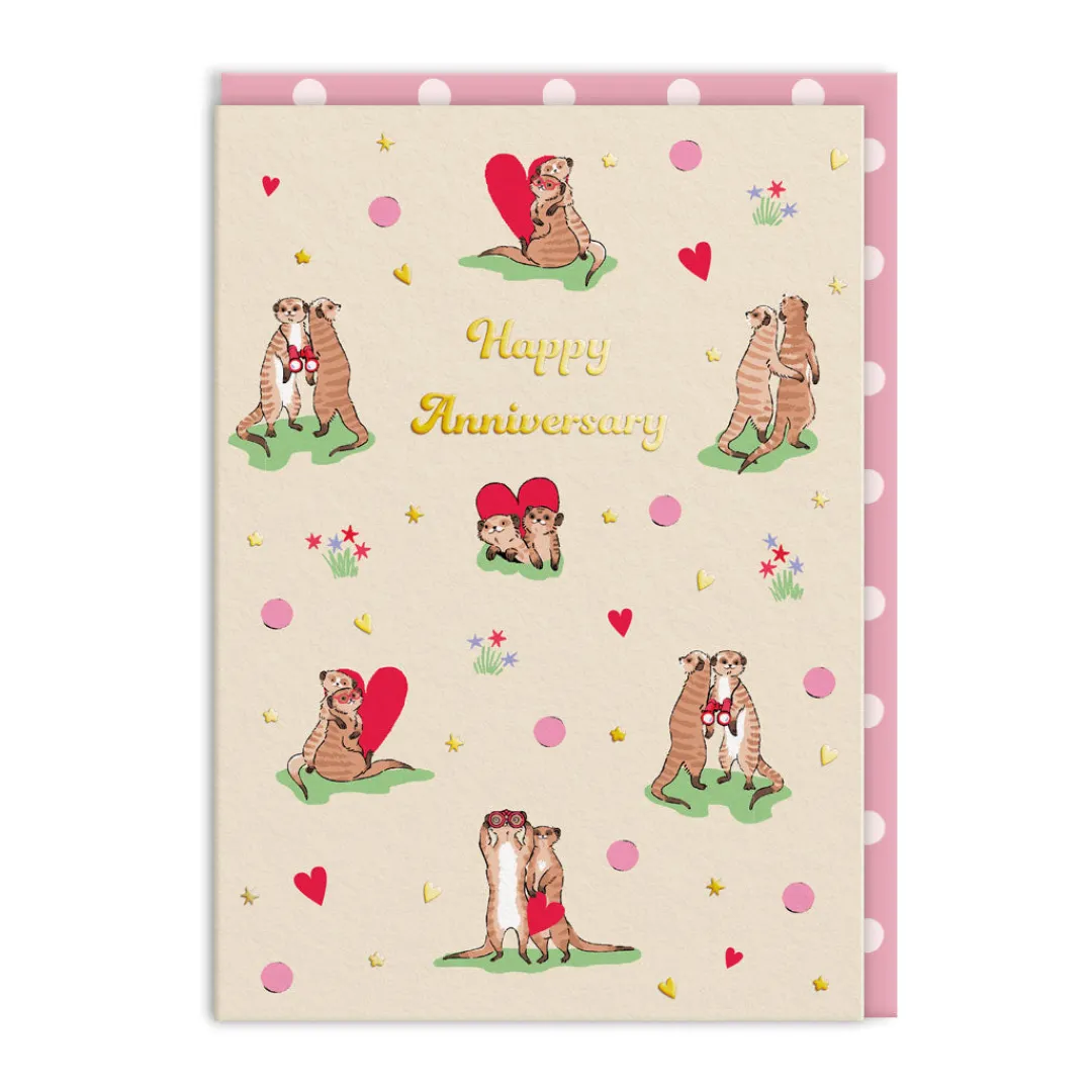 Cath Kidston Anniversary*Meercats Anniversary Card