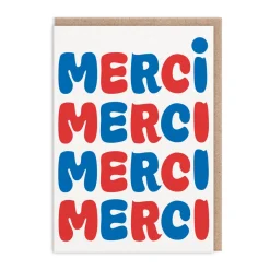 Banquet Thank You*Merci Merci Merci Greeting Card