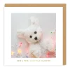 Say Cheese Christmas Cards*Merry Christmas Daughter Cute Puppy Christmas Card | Ohh Deer