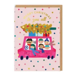 Daria Solak Christmas Cards*Merry Christmas to You All Family Christmas Card | Ohh Deer