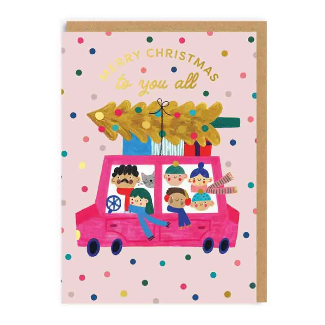 Daria Solak Christmas Cards*Merry Christmas to You All Family Christmas Card | Ohh Deer