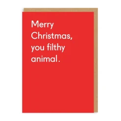 Ohh Deer Christmas Cards*Merry Christmas You Filthy Animal | Christmas Card |